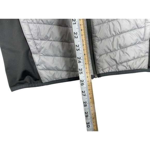 Eddie Bauer FreeHeat Puffer Lightweight Hideaway Hood Hooded Jacket Men's Small - Picture 8 of 9